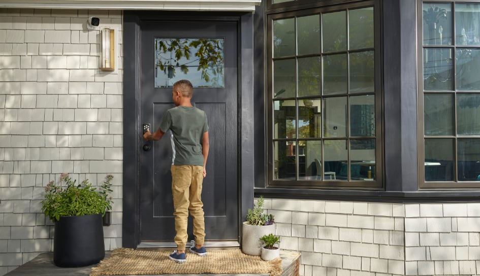 Vivint Smart Lock on home in Scranton