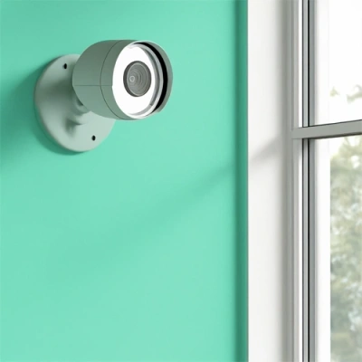 Scranton vivint camera facing a window